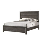 Ensemble de chambre à coucher Essa 6 pièces marron classique à panneaux