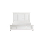 Ensemble de chambre à coucher moderne blanc Leo 6 pièces