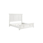 Ensemble de chambre à coucher moderne blanc Leo 6 pièces