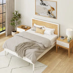 Ensemble de chambre à coucher 3 pièces Plank and Beam pour lit queen-size avec 2 tables de chevet