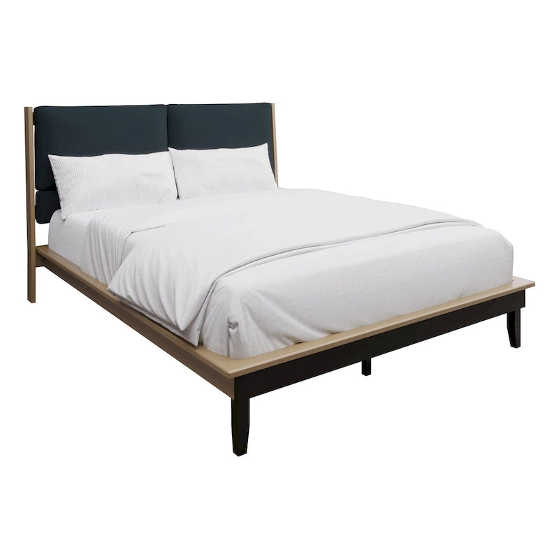 Ensemble de chambre à coucher en bois 3 pièces CraftPorch style milieu du siècle