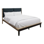 Ensemble de chambre à coucher en bois 3 pièces CraftPorch style milieu du siècle