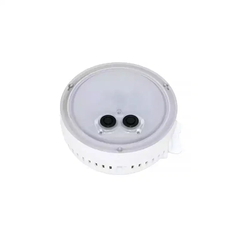 INTEX PureSpa Bains à remous gonflable 6 personnes à bulles, avec éclairage LED multicolore à piles et appuie-tête réglable (Paquet de 2)