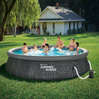 Piscine hors sol Summer Waves Quick Set 4,27 m x 0,91 m avec pompe et échelle