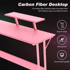 Bureau d'angle en forme de L FDW, bureau de jeu, bureau d'ordinateur avec grand plateau, idéal pour étudier, travailler et jouer à la maison ou au bureau