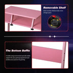 Bureau d'angle en forme de L FDW, bureau de jeu, bureau d'ordinateur avec grand plateau, idéal pour étudier, travailler et jouer à la maison ou au bureau