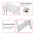 Bureau d'angle en forme de L FDW, bureau de jeu, bureau d'ordinateur avec grand plateau, idéal pour étudier, travailler et jouer à la maison ou au bureau