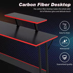 Bureau d'angle en forme de L FDW, bureau de jeu, bureau d'ordinateur avec grand plateau, idéal pour étudier, travailler et jouer à la maison ou au bureau