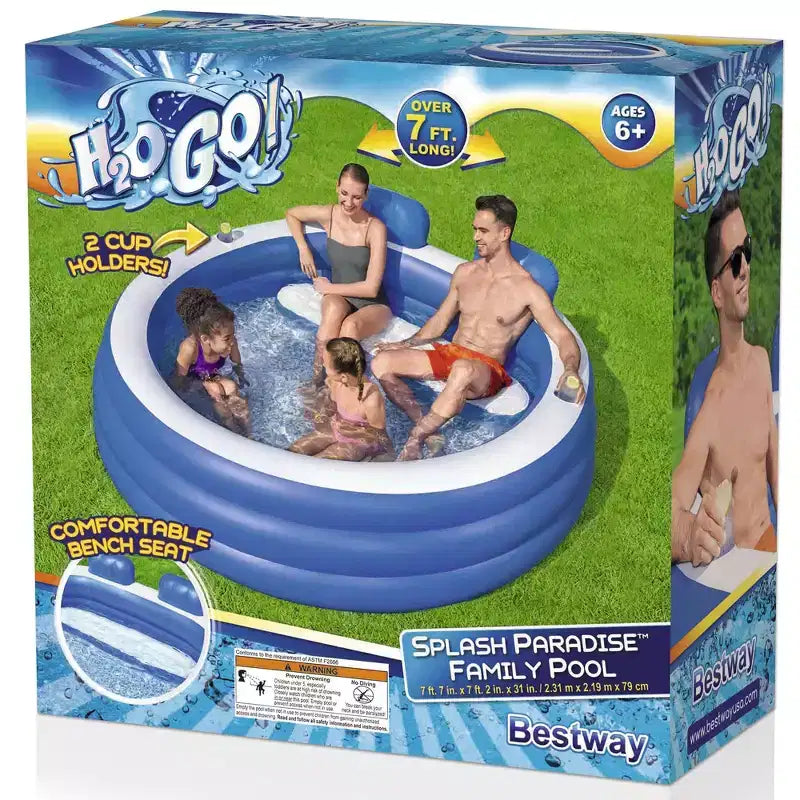 Bestway: Piscine de jeu gonflable H2OGO! Splash Paradise