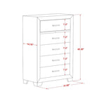 Ensemble de chambre à coucher East West Furniture Pandora en bois, avec cadre de lit queen, finition blanche (option pièces)