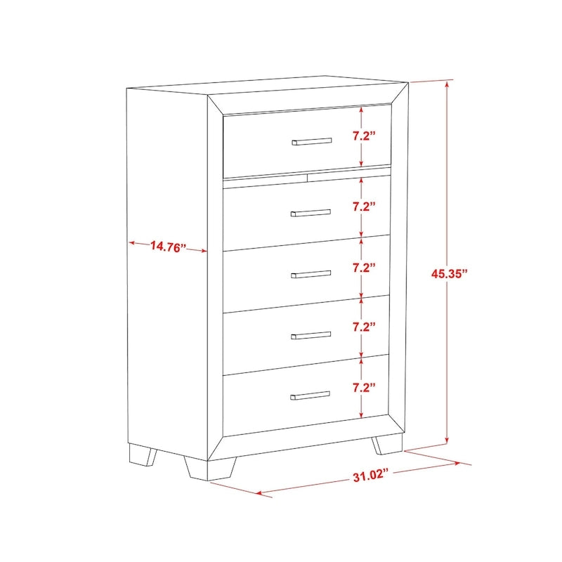 Ensemble de chambre à coucher East West Furniture Pandora en bois, avec cadre de lit queen, finition blanche (option pièces)