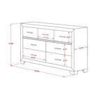 Ensemble de chambre à coucher East West Furniture Pandora en bois, avec cadre de lit queen, finition blanche (option pièces)
