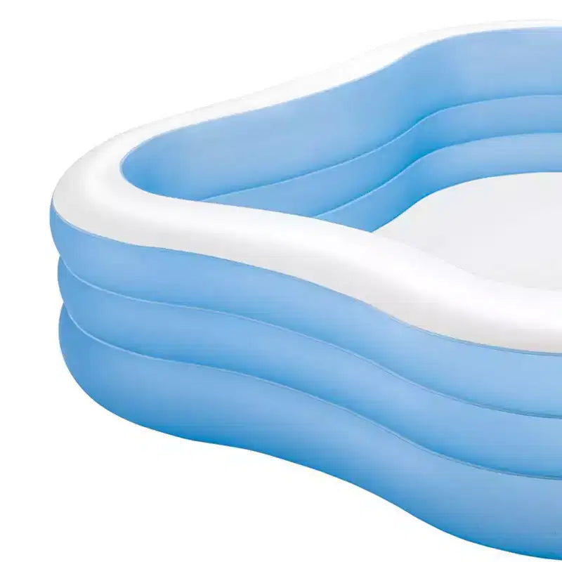Intex 57495EP Piscine familiale Swim Center 90 x 90 x 22 cm, coloris assortis