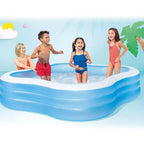 Intex 57495EP Piscine familiale Swim Center 90 x 90 x 22 cm, coloris assortis