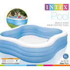 Intex 57495EP Piscine familiale Swim Center 90 x 90 x 22 cm, coloris assortis