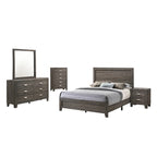 Meubles de qualité supérieure Anastasia, chambre à coucher 4 pièces avec commode supplémentaire