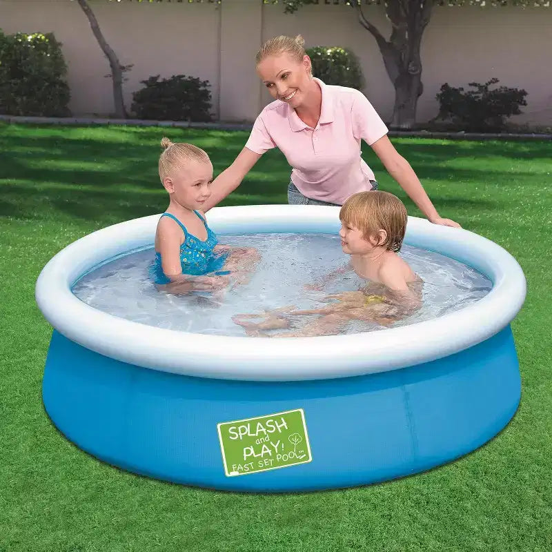 Bestway Fast Set Piscine hors-sol pour enfants 5 x 15 57241E, bleue