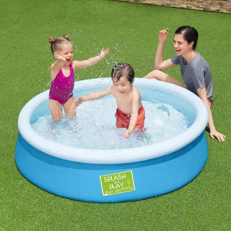 Bestway Fast Set Piscine hors-sol pour enfants 5 x 15 57241E, bleue