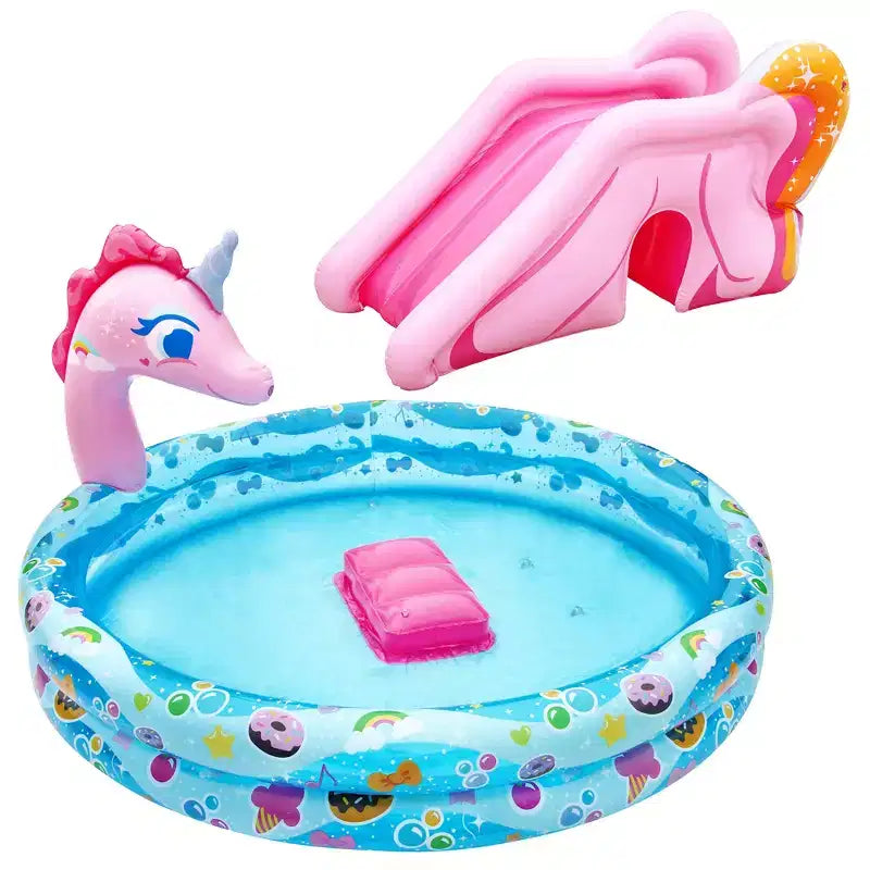 Piscine gonflable Licorne Banzai Spray 'N Splash 78 x 60 x 32