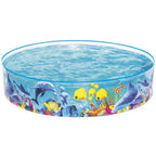 Bestway H2OGO! 6\' x 15 Odyssey Fill \'N Fun Plastic Kids Swimming Pool