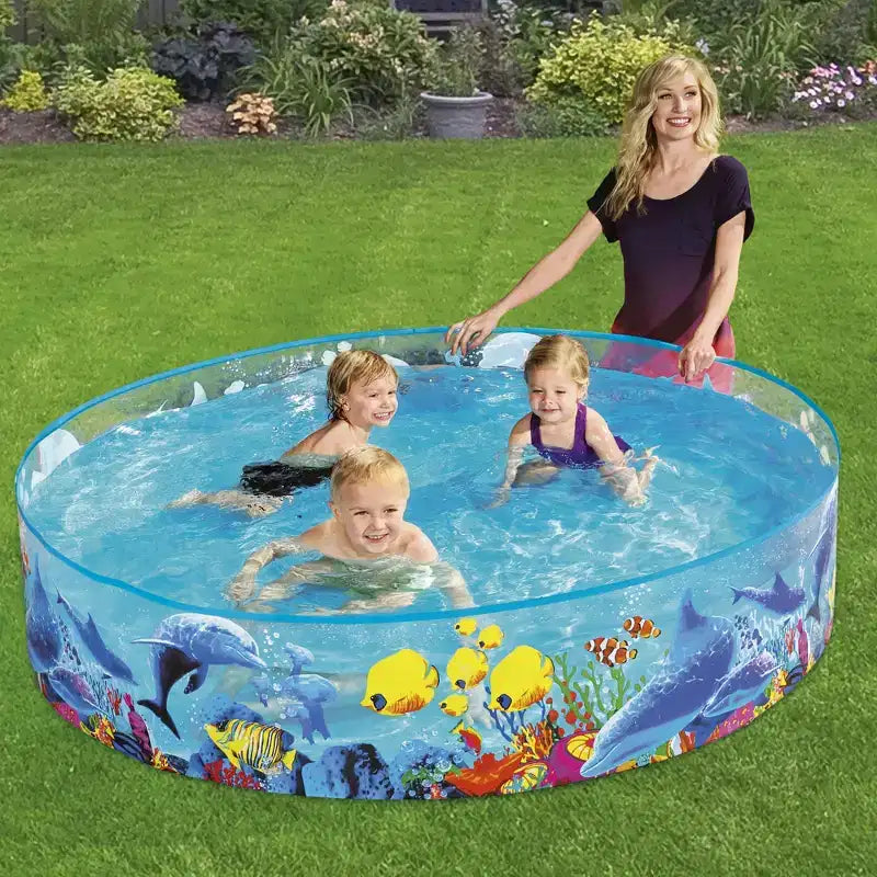 Bestway H2OGO! Piscine en plastique pour enfants Odyssey Fill 'N Fun de 1,83 m x 4,57 m