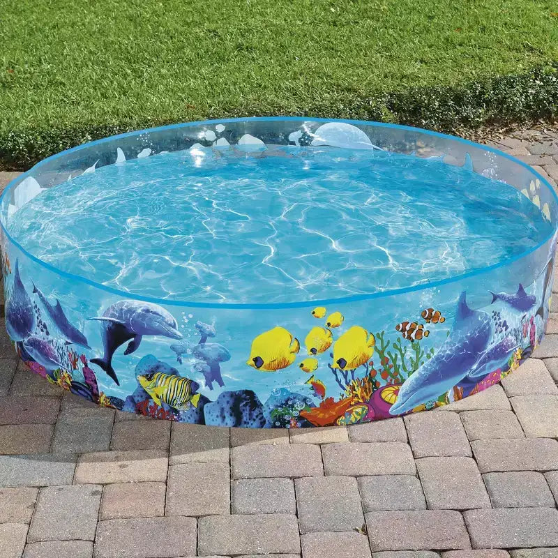 Bestway H2OGO! Piscine en plastique pour enfants Odyssey Fill 'N Fun de 1,83 m x 4,57 m