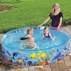 Bestway H2OGO! Piscine en plastique pour enfants Odyssey Fill 'N Fun de 1,83 m x 4,57 m