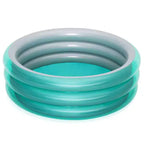 Bestway H2OGO! Big Metallic 3-Ring Inflatable Play Pool (57 Diameter)