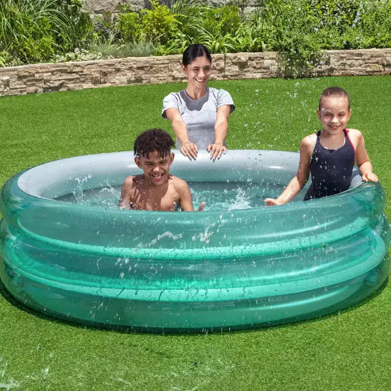 Piscine de jeu gonflable métallique 3 anneaux H2OGO! Bestway (57 po de diamètre)