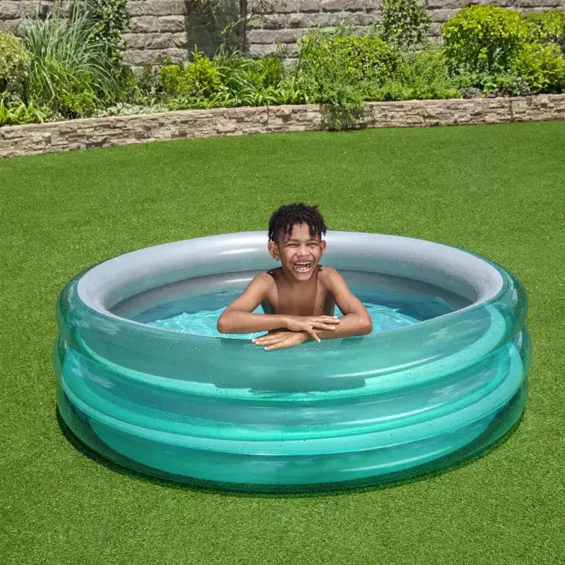 Piscine de jeu gonflable métallique 3 anneaux H2OGO! Bestway (57 po de diamètre)