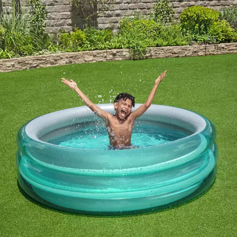 Piscine de jeu gonflable métallique 3 anneaux H2OGO! Bestway (57 po de diamètre)