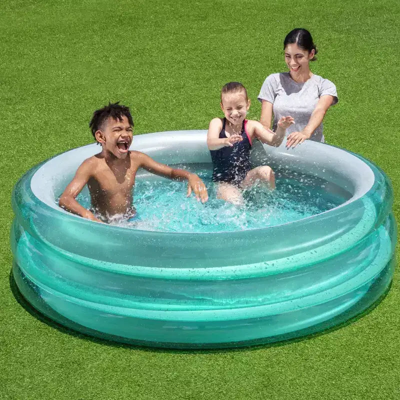 Piscine de jeu gonflable métallique 3 anneaux H2OGO! Bestway (57 po de diamètre)