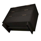 Ensemble commode et table de chevet standard Manhattan Comfort Granville 2 pièces en bois massif moderne