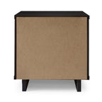 Ensemble commode et table de chevet standard Manhattan Comfort Granville 2 pièces en bois massif moderne