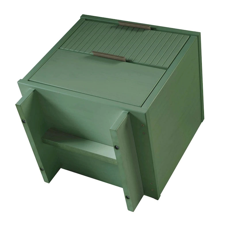 Ensemble commode et table de chevet standard Manhattan Comfort Granville 2 pièces en bois massif moderne