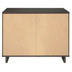 Ensemble commode et table de chevet standard Manhattan Comfort Granville 2 pièces en bois massif moderne