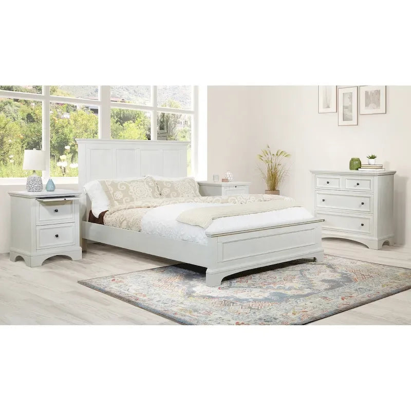 Ensemble de chambre à coucher Farmhouse Basics Queen 4 pièces