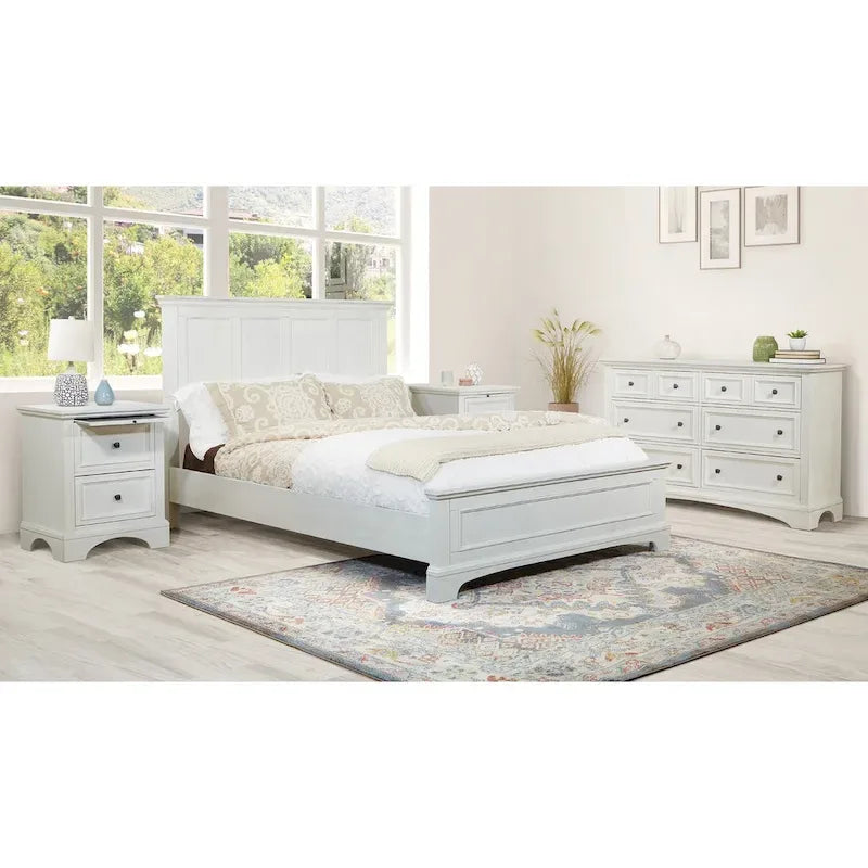 Ensemble de chambre à coucher Farmhouse Basics Queen 4 pièces