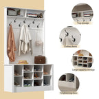 Porte-manteau, banc à chaussures, meuble d'appoint, entrée, salon