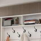 Porte-manteau, banc à chaussures, meuble d'appoint, entrée, salon