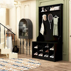 Porte-manteau, banc à chaussures, meuble d'appoint, entrée, salon