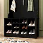 Porte-manteau, banc à chaussures, meuble d'appoint, entrée, salon