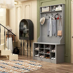 Porte-manteau, banc à chaussures, meuble d'appoint, entrée, salon