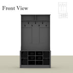 Porte-manteau, banc à chaussures, meuble d'appoint, entrée, salon