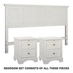 Ensemble de chambre à coucher Farmhouse Basics 3 pièces