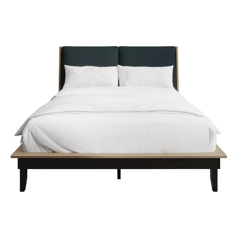 Ensemble de chambre à coucher en bois 4 pièces CraftPorch style milieu du siècle