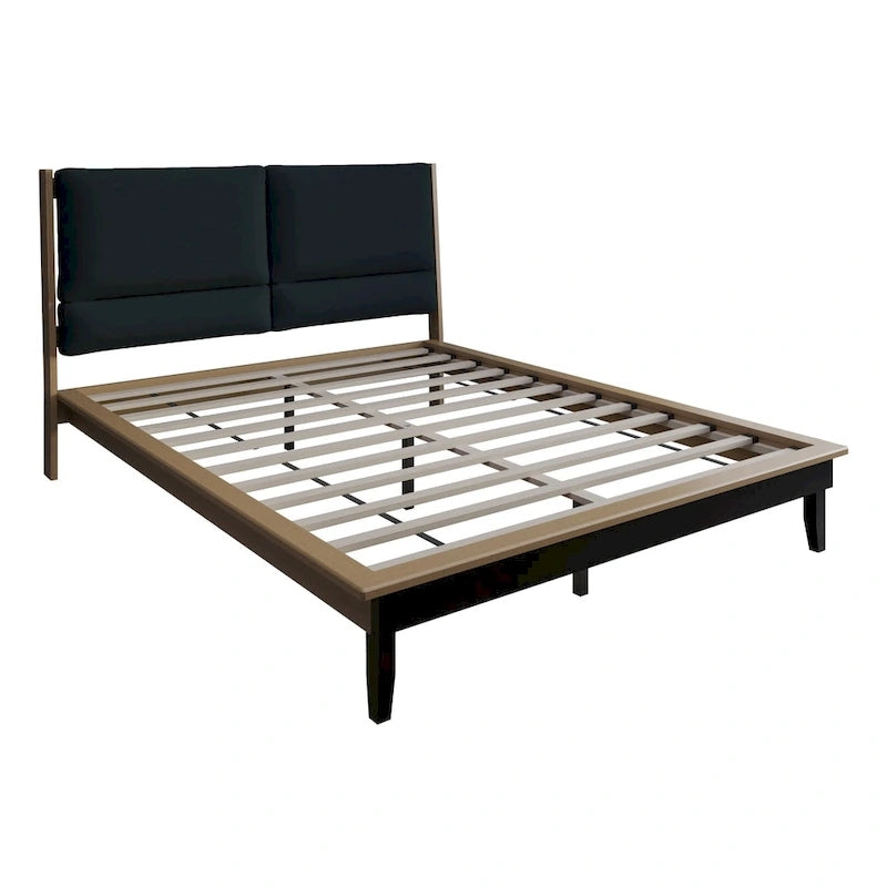 Ensemble de chambre à coucher en bois 4 pièces CraftPorch style milieu du siècle