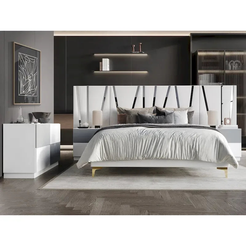 CraftPorch Contemporary Luxury 4-piece Bedroom Set