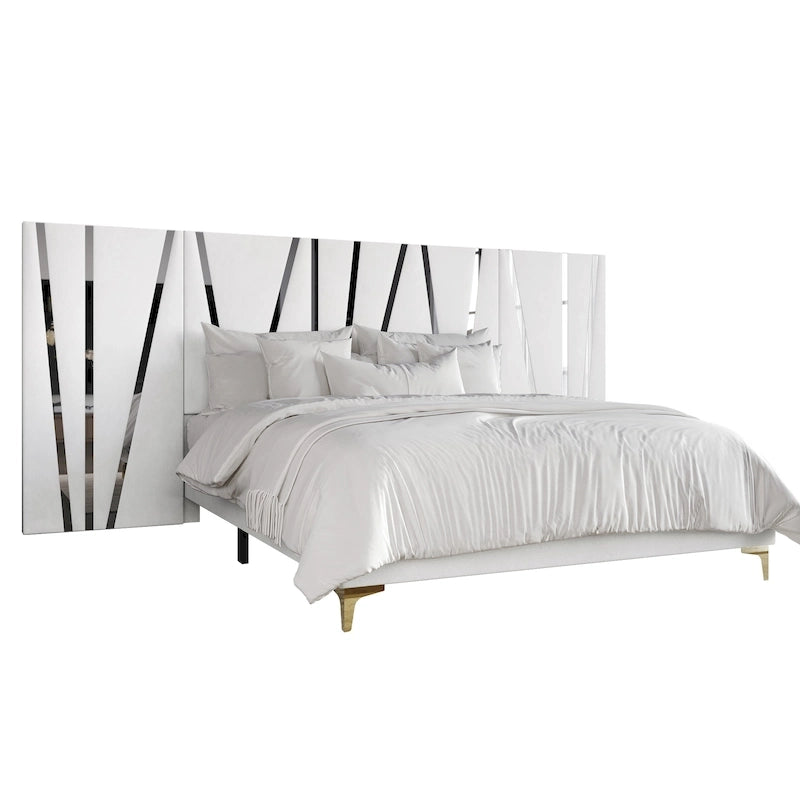 Ensemble de chambre à coucher 4 pièces de luxe contemporain CraftPorch