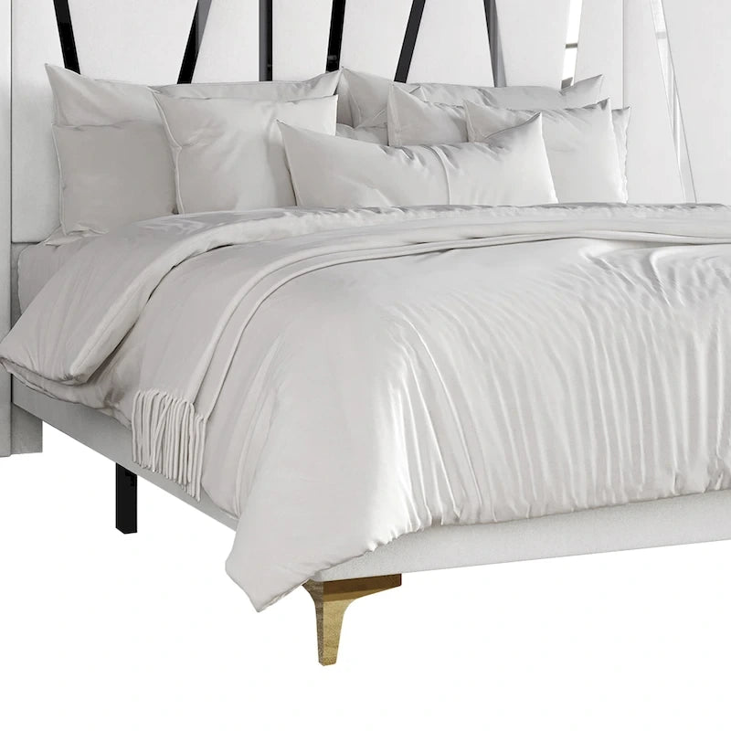 Ensemble de chambre à coucher 4 pièces de luxe contemporain CraftPorch